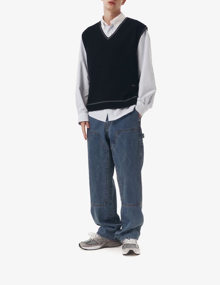 Dunst Jeans patched carpenter - immagine 1 Dunst Jeans patched carpenter - immagine 1