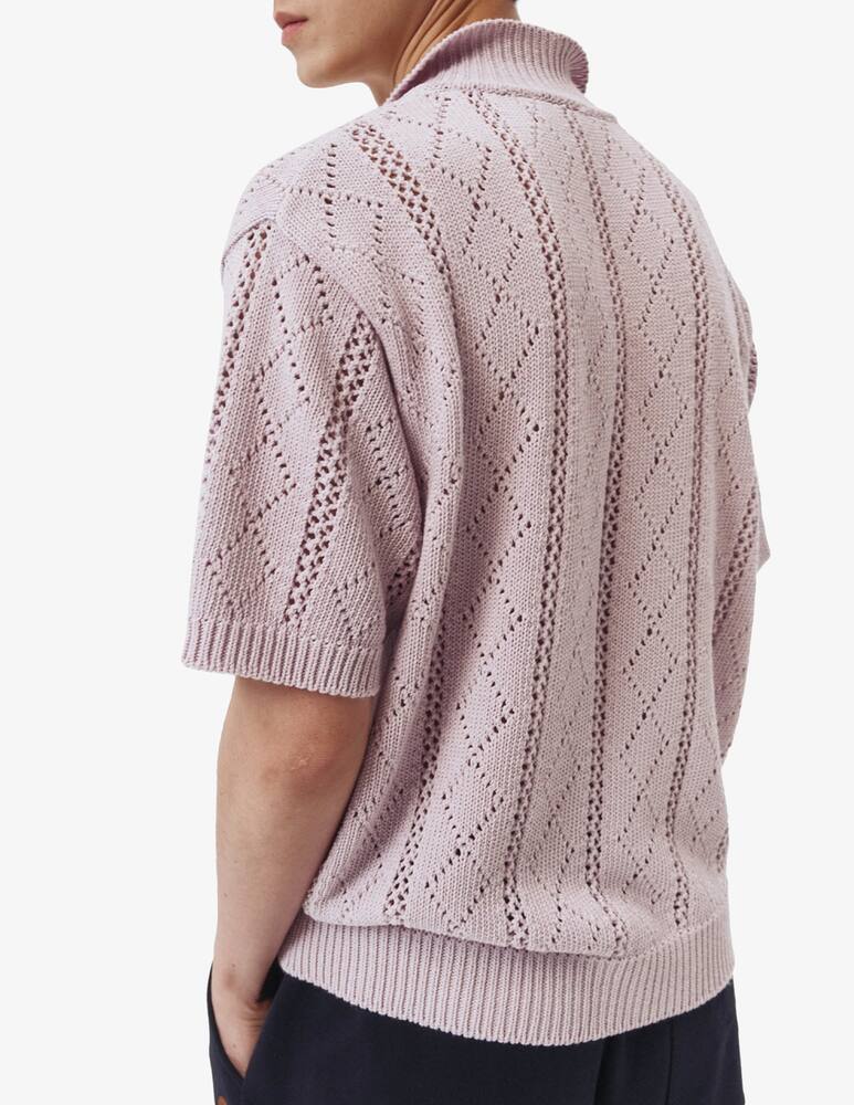 rinascente Dunst Cardigan maniche corte open crochet