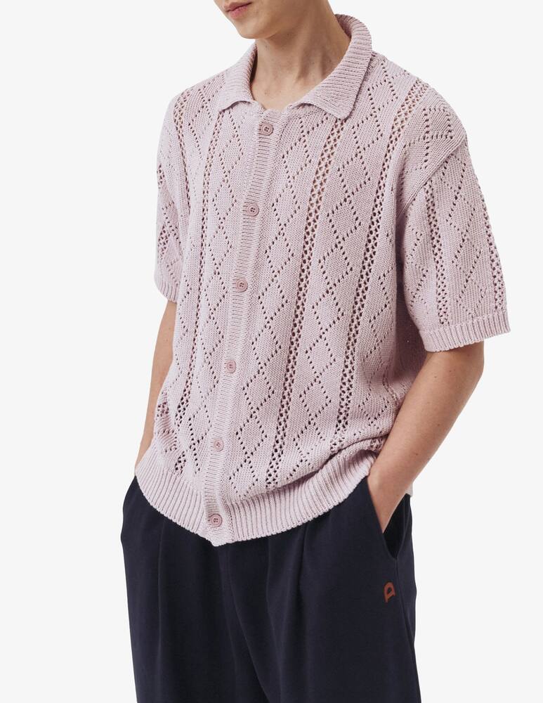 rinascente Dunst Cardigan maniche corte open crochet