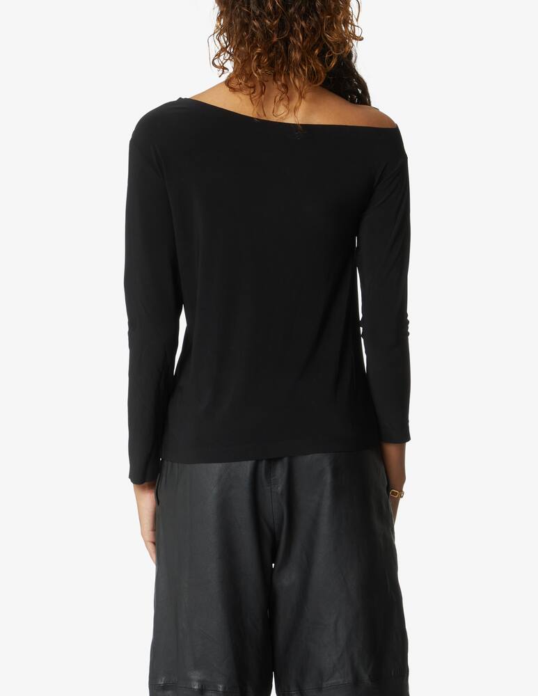 rinascente Norma Kamali Top a maniche lunghe - Nero