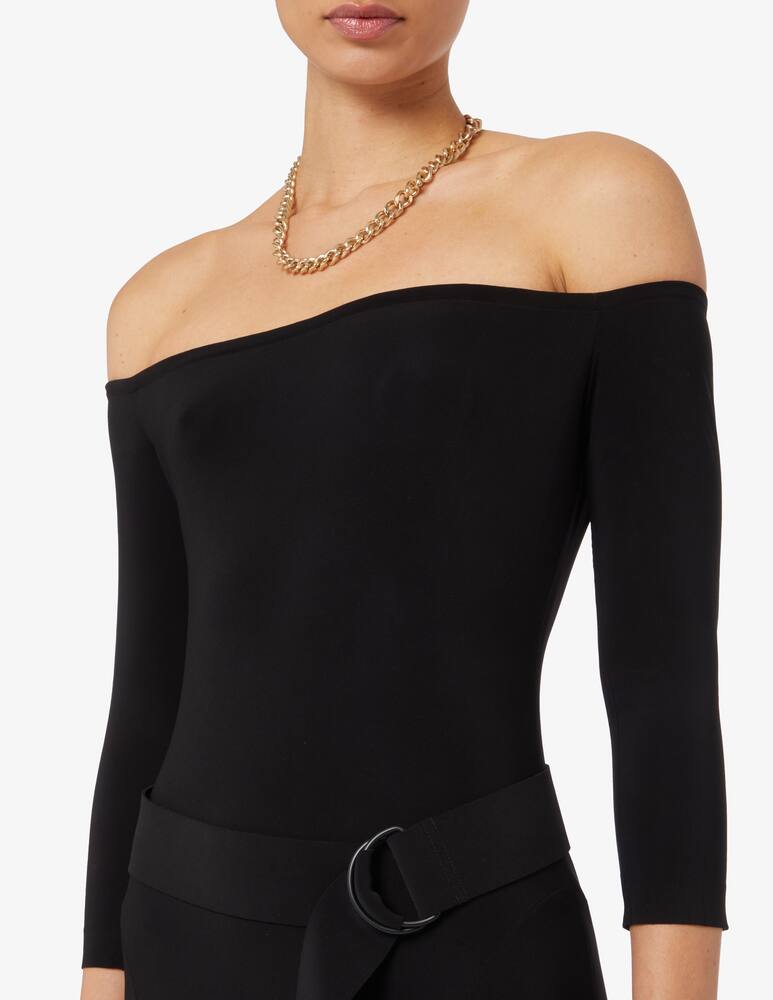 rinascente Norma Kamali Abito a sirena con spalle scoperte