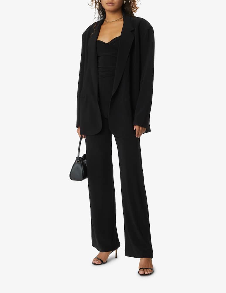 rinascente Norma Kamali Oversized double breasted jacket - Black