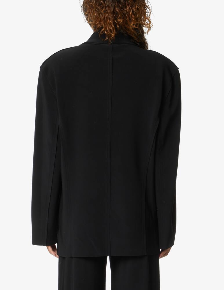 rinascente Norma Kamali Oversized double breasted jacket - Black
