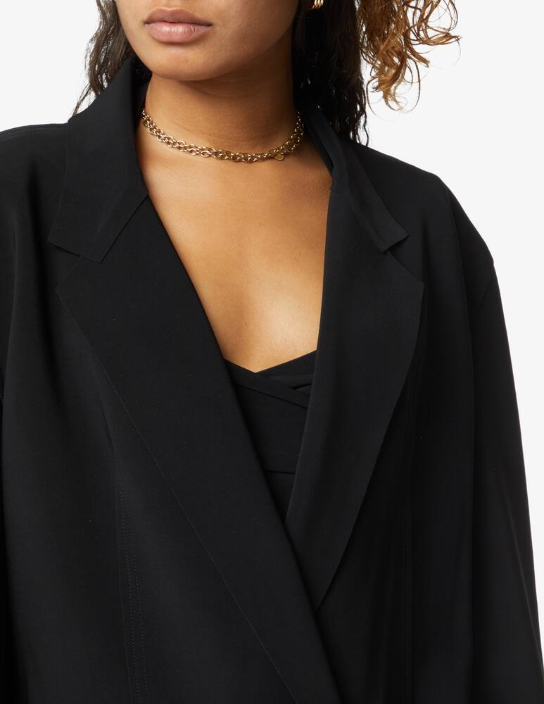 rinascente Norma Kamali Oversized double breasted jacket - Black