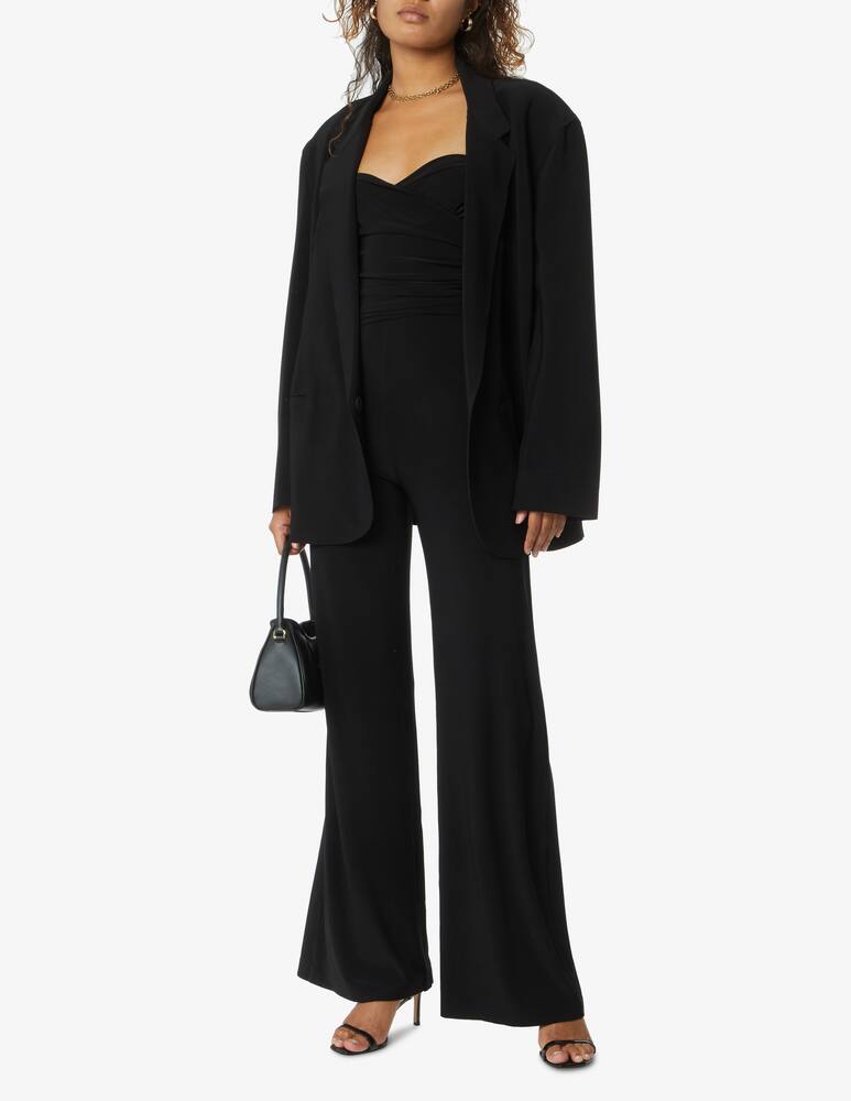 Norma Kamali Cayla straight leg jumpsuit - Black - picture 1 Norma Kamali Cayla straight leg jumpsuit - Black - picture 1