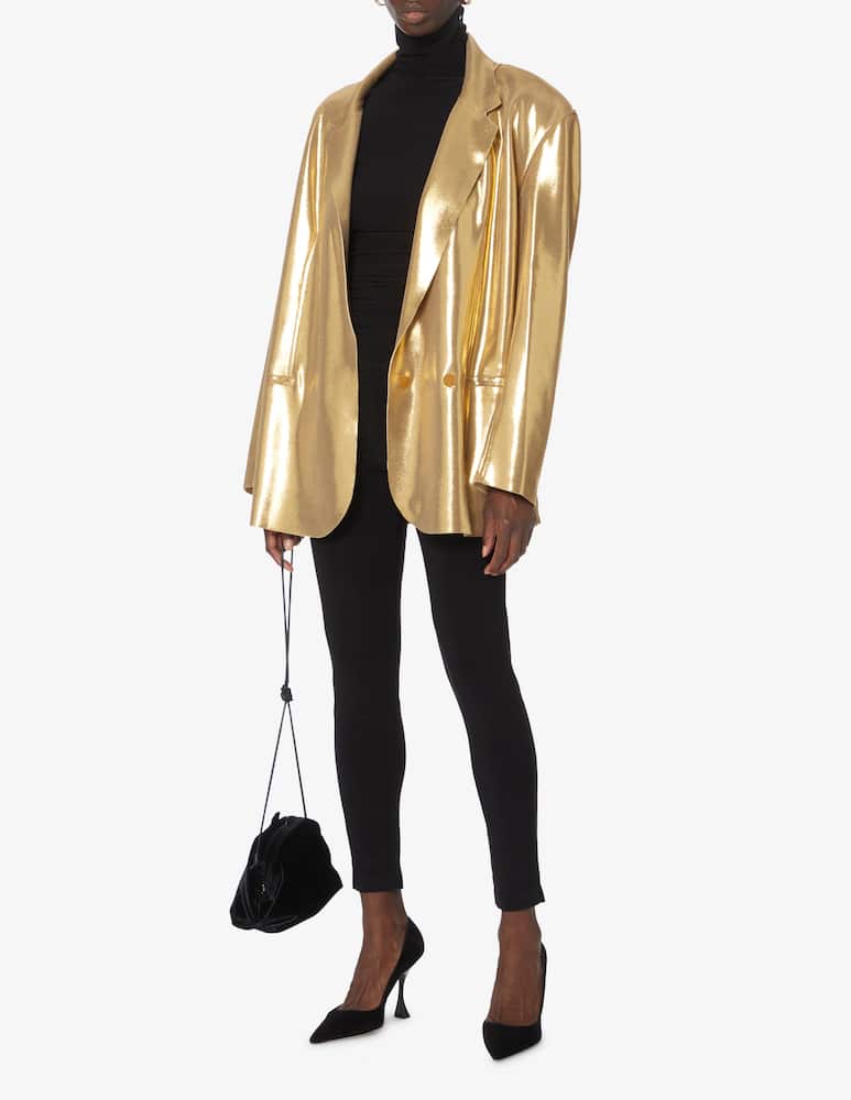 rinascente Norma Kamali Tuta intera con maniche lunghe e collo alto - Nero