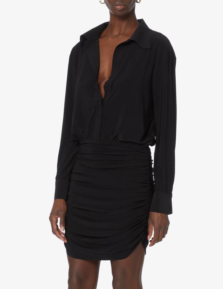 rinascente Norma Kamali Vestito a camicia Boyfriend NK - Nero