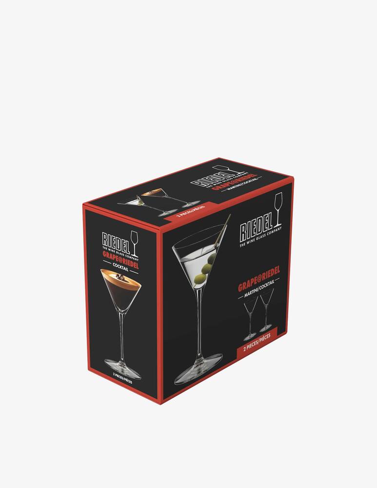 rinascente Riedel Grape Martini Goblets Set 2 pcs