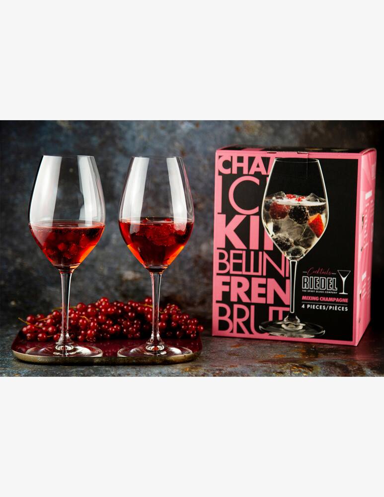 rinascente Riedel Set 4 Calici Da Cocktail con Champagne