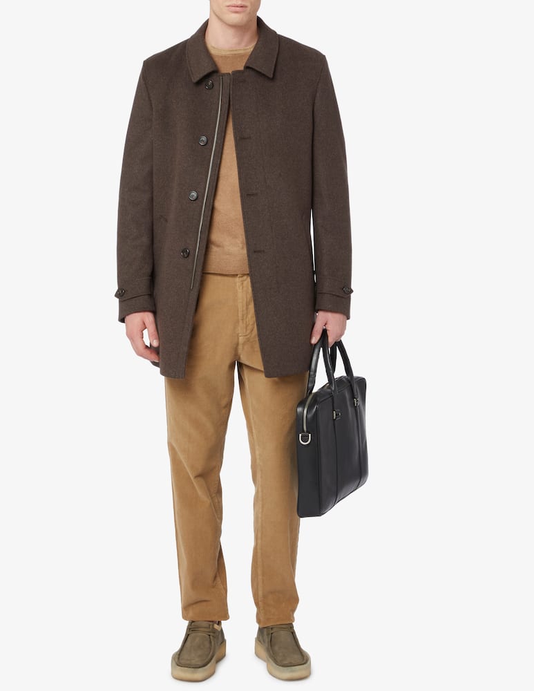 rinascente Schneiders Zip buttons ulando coat - Brown