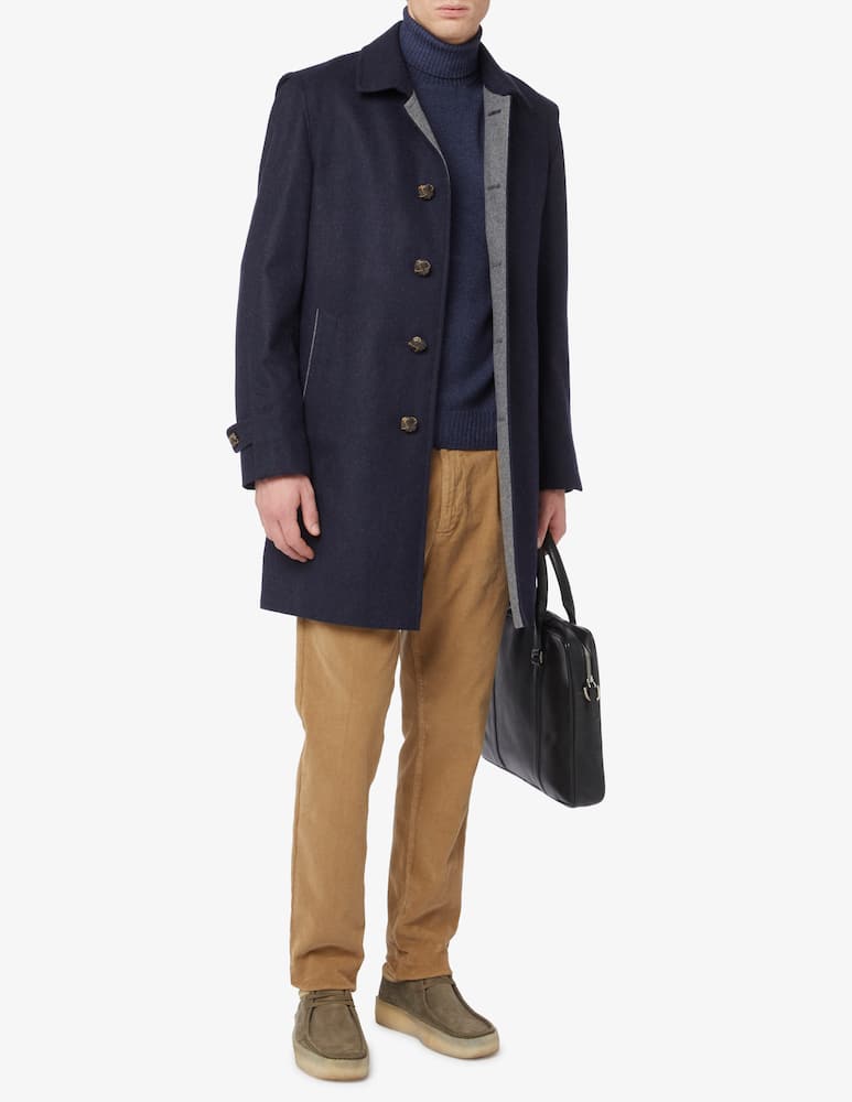 rinascente Schneiders Loden lucien short coat - Blue