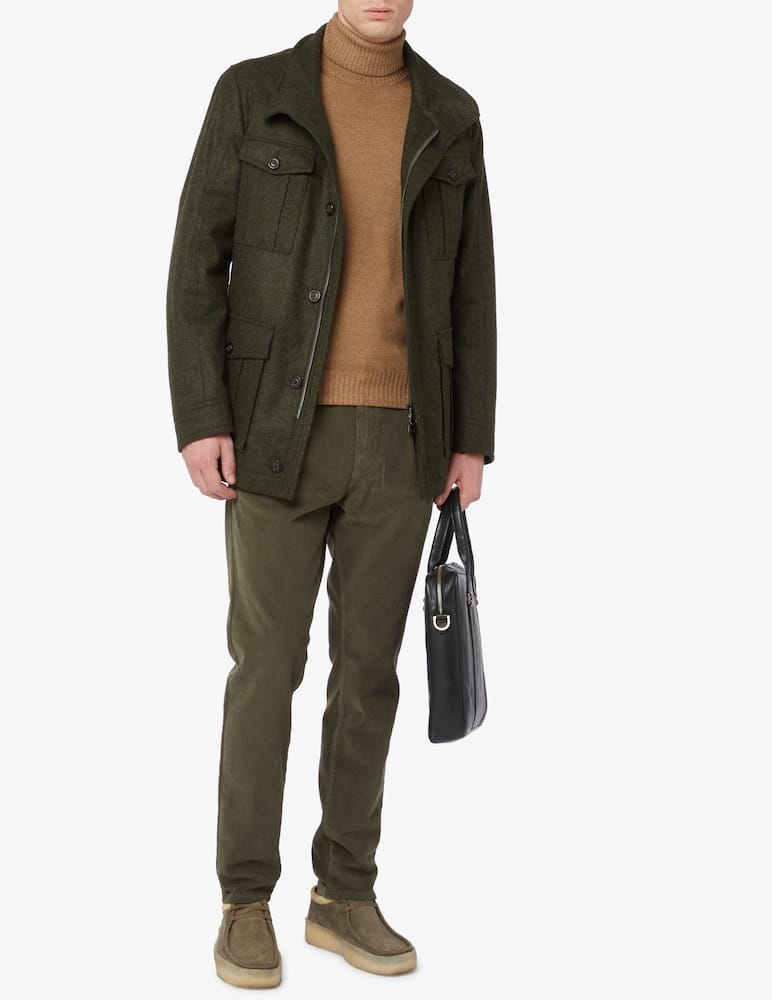 rinascente Schneiders Giacca herzog field in lana - Verde