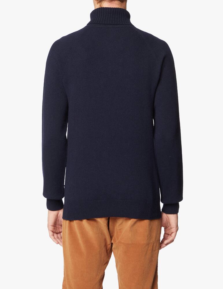 rinascente AlphaTauri 3d knit merino cashmere turtle neck fluck sweater 