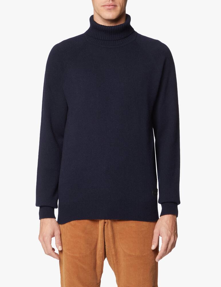 rinascente AlphaTauri 3d knit merino cashmere turtle neck fluck sweater 