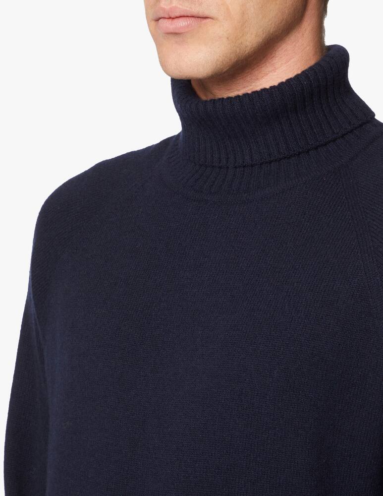 rinascente AlphaTauri 3d knit merino cashmere turtle neck fluck sweater 