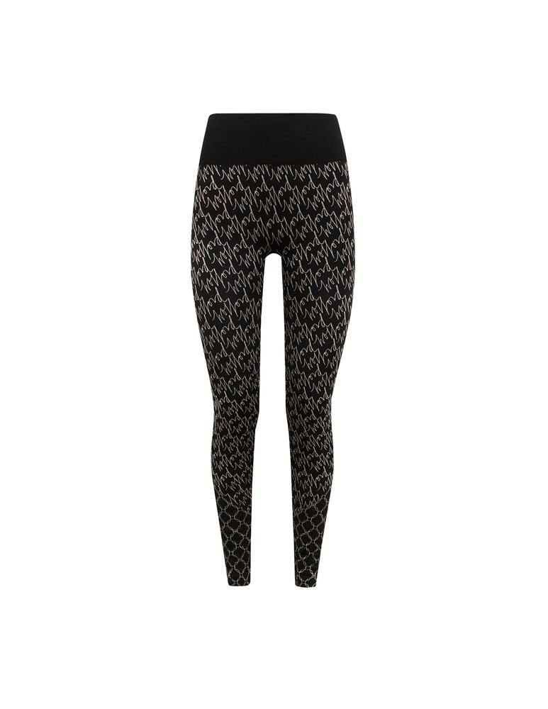 rinascente Wolford Aurora Monogram leggings - black