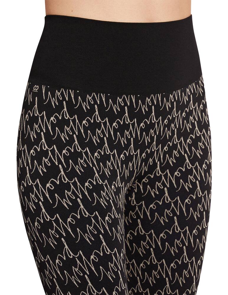 rinascente Wolford Aurora Monogram leggings - black