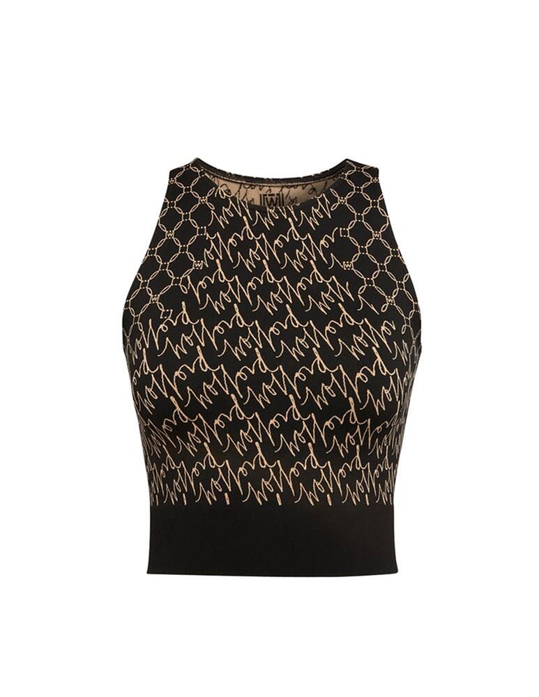 rinascente Wolford Crop top Aurora - nero