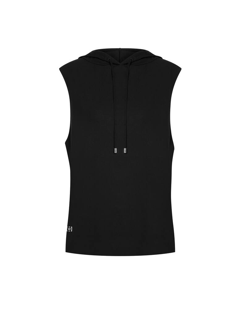 rinascente Wolford Pure hooded top - black