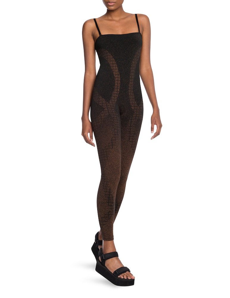 Wolford Shiny Grid jumpsuit - black - picture 1 Wolford Shiny Grid jumpsuit - black - picture 1