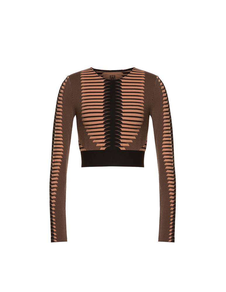 rinascente Wolford Maglia a manica lung Shaping Slit - beige