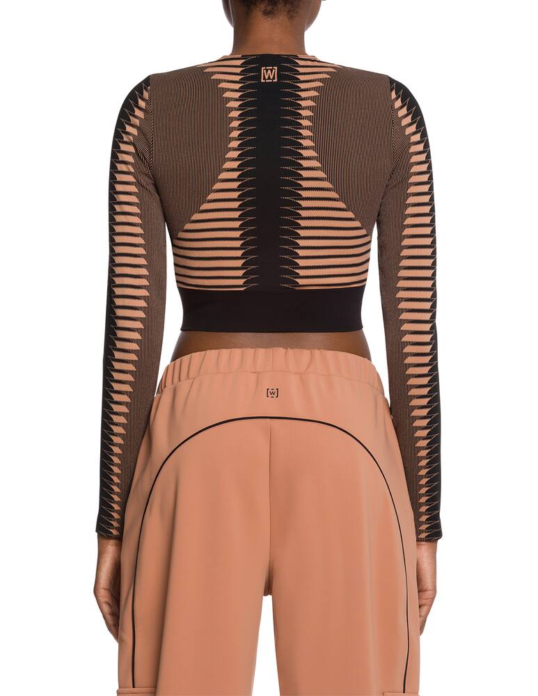 rinascente Wolford Maglia a manica lung Shaping Slit - beige