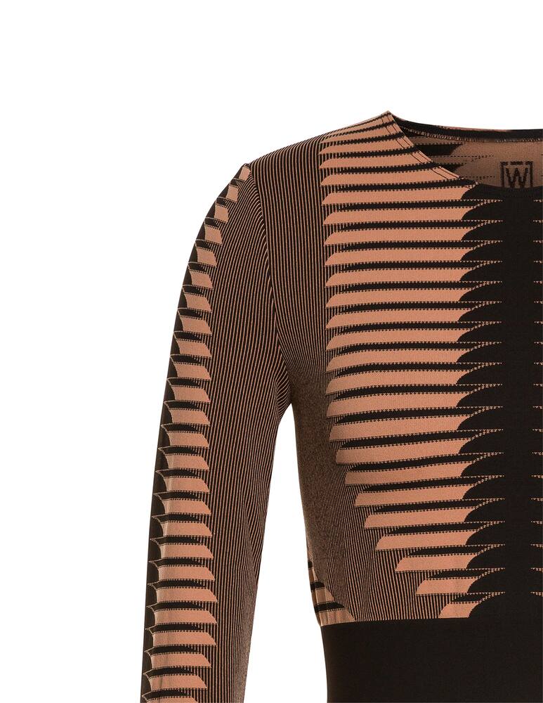 rinascente Wolford Maglia a manica lung Shaping Slit - beige