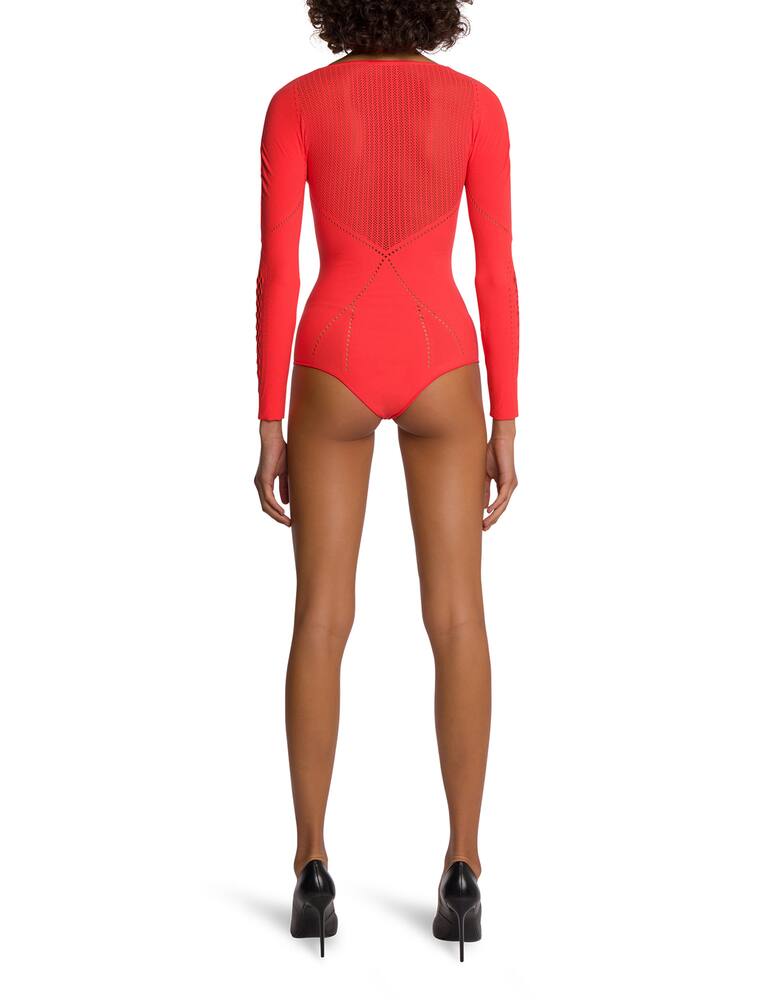 rinascente Wolford Body in pizzo Sporty - rosso