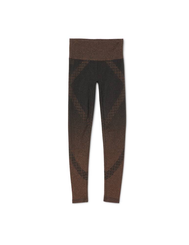 rinascente Wolford Shiny Grid leggings - black