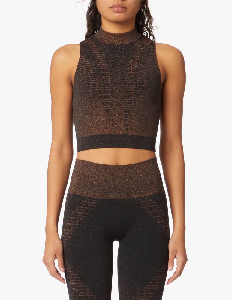 Wolford Shiny Grid Top - black - picture 1 Wolford Shiny Grid Top - black - picture 1