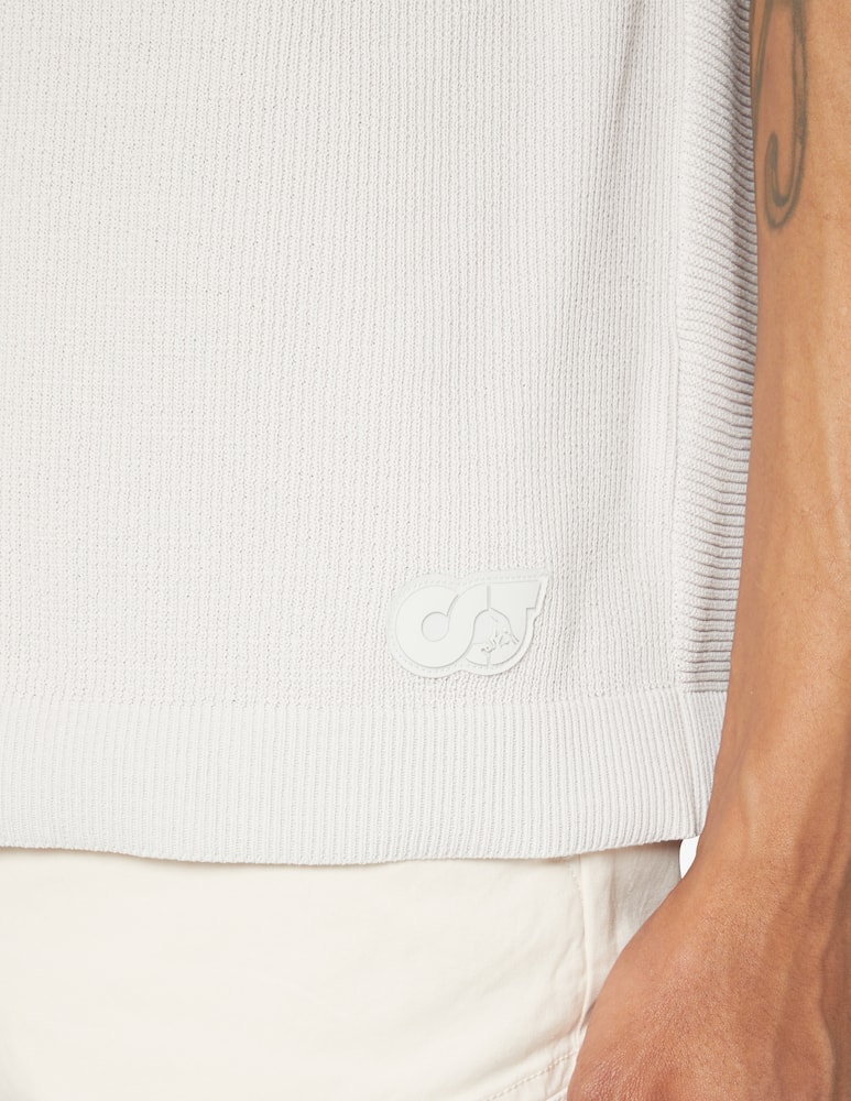 rinascente AlphaTauri Ata fenpo v1 y6 01 ss knit tee - white