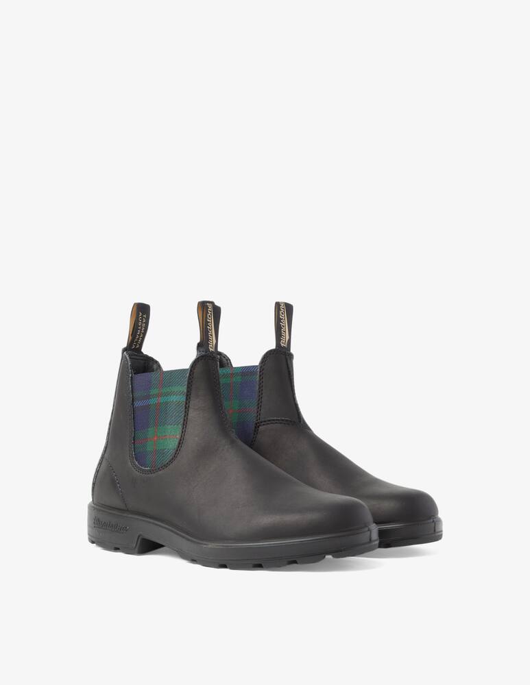 rinascente Blundstone Tartan leather boot - Black
