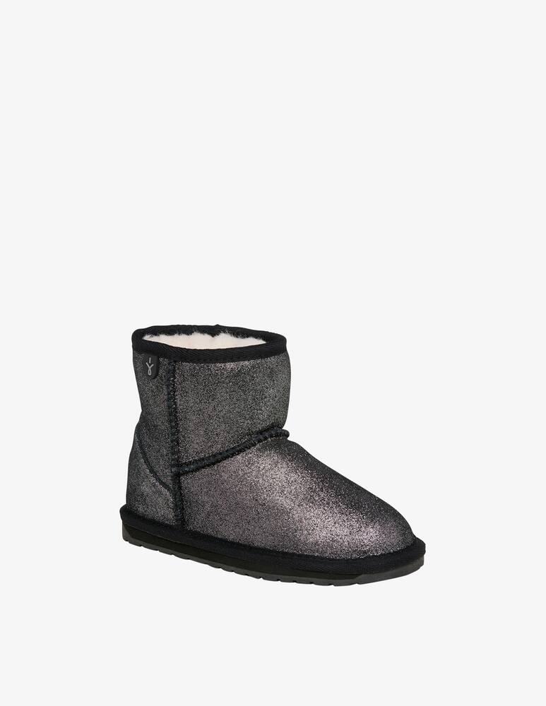 rinascente Emu Stivaletti wallaby mini metallic - Nero