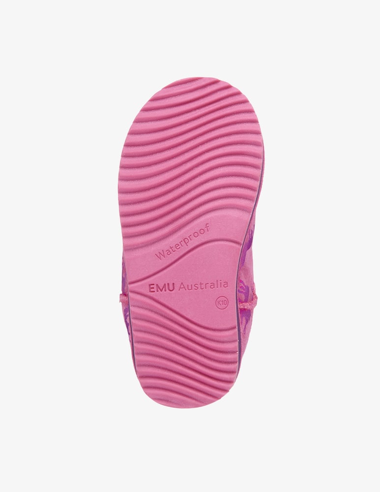 rinascente Emu Rainbow unicorn ankle boots - Pink