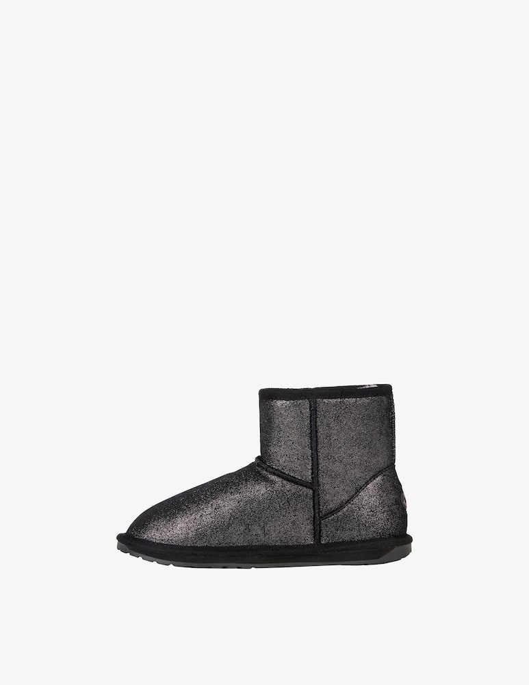 rinascente Emu Stivaletti wallaby mini metallic - Nero