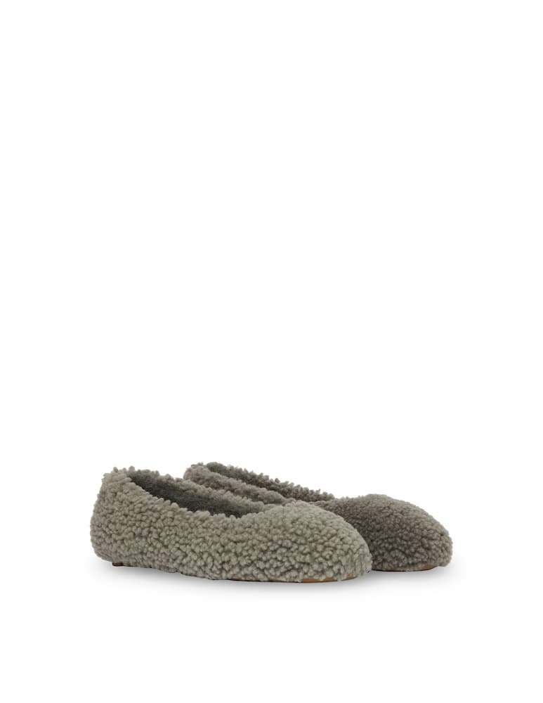 rinascente Emu Mira teddy ballet flat