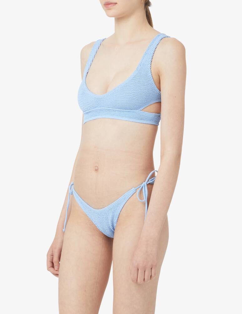 rinascente bond-eye Australia Nino crop bikini top - light blue