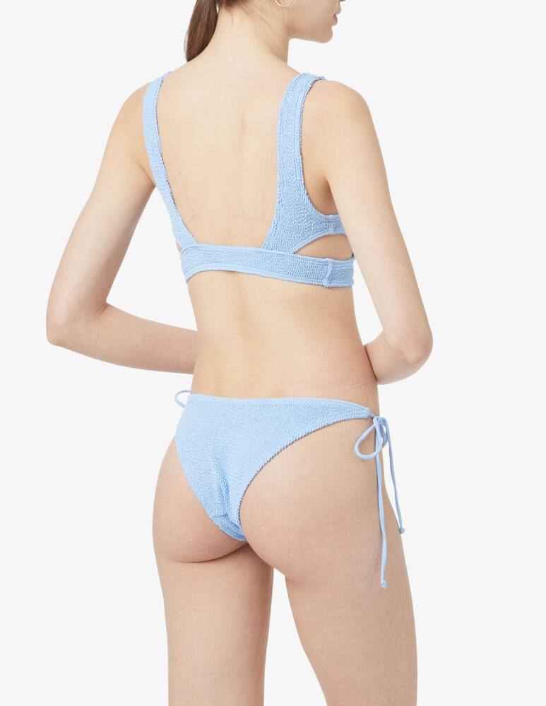 rinascente bond-eye Australia Nino crop bikini top - light blue