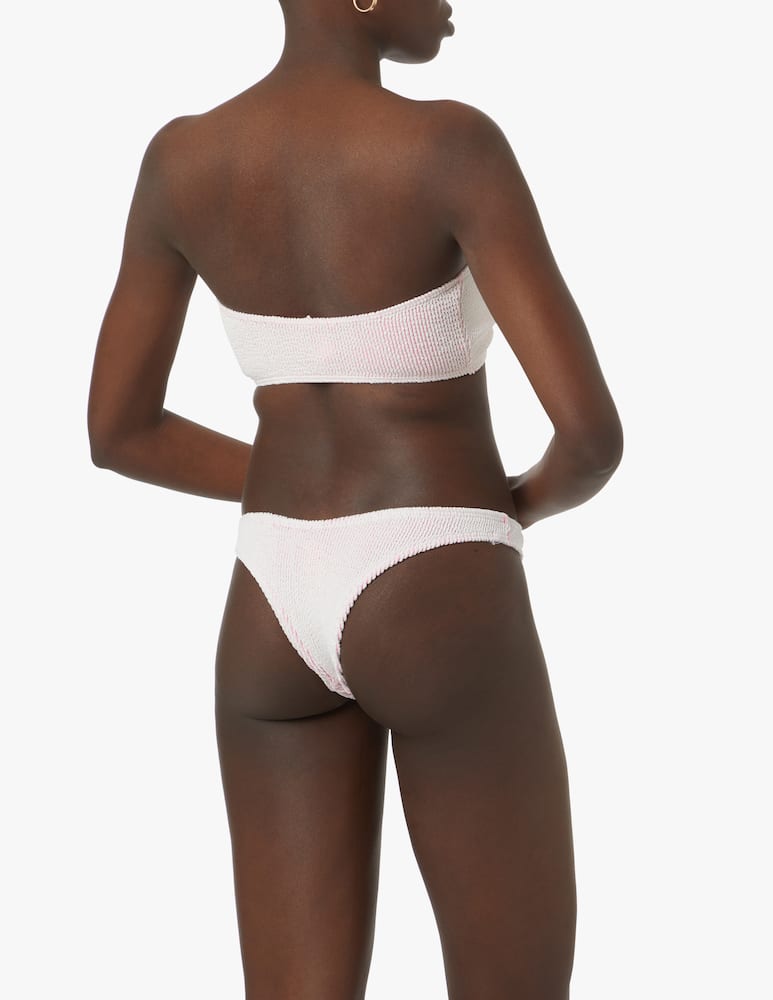 rinascente bond-eye Australia Sahara bandeau bikini top - white