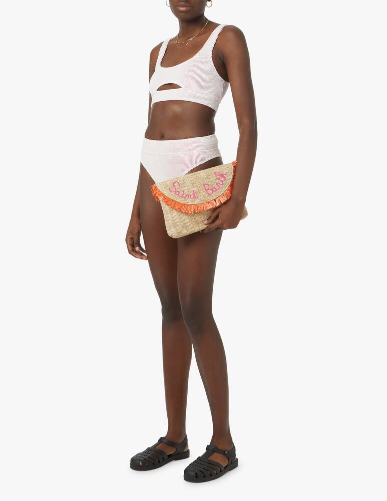 rinascente bond-eye Australia Sasha crop bikini top - white