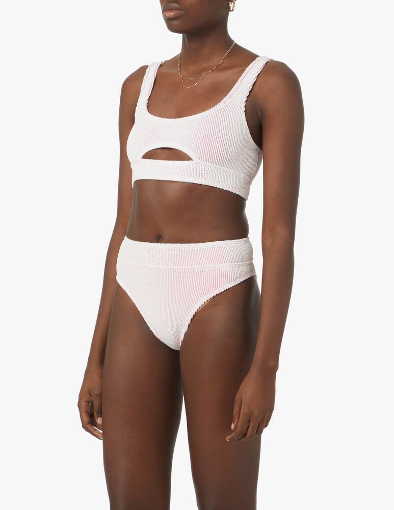rinascente bond-eye Australia Sasha crop bikini top - white