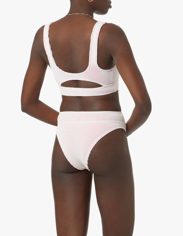 rinascente bond-eye Australia Sasha crop bikini top - white