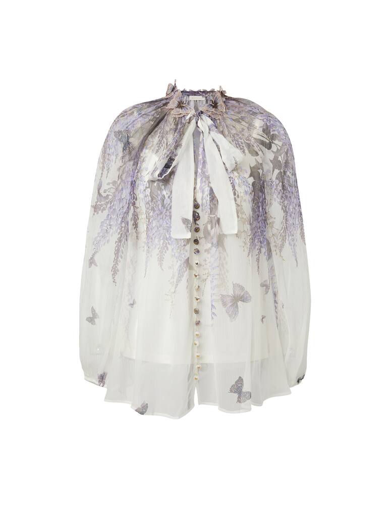 rinascente ZIMMERMANN Luminous lantern sleeve blouse