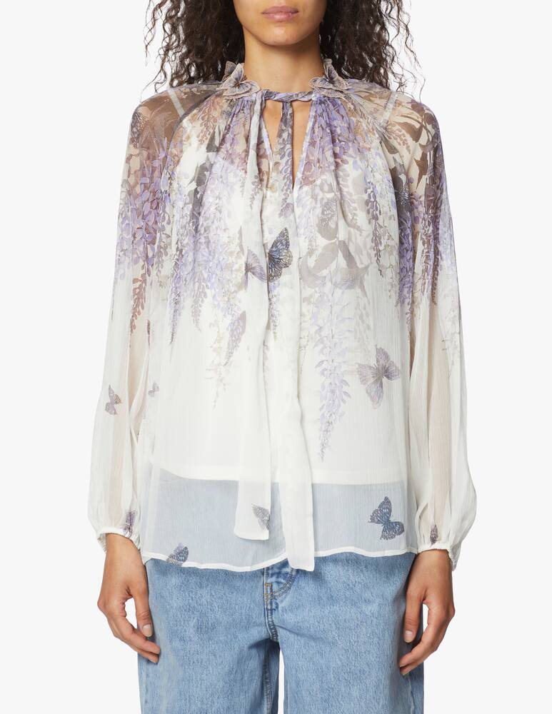rinascente ZIMMERMANN Luminous lantern sleeve blouse