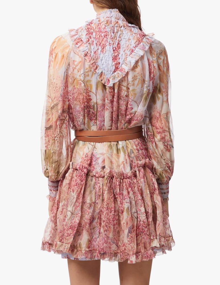 rinascente ZIMMERMANN Vestito mini in seta Botanica