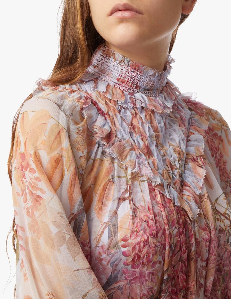rinascente ZIMMERMANN Vestito mini in seta Botanica