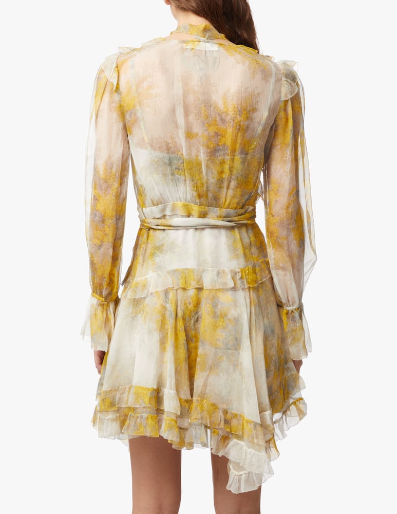 rinascente ZIMMERMANN Botanica frill wrap dress