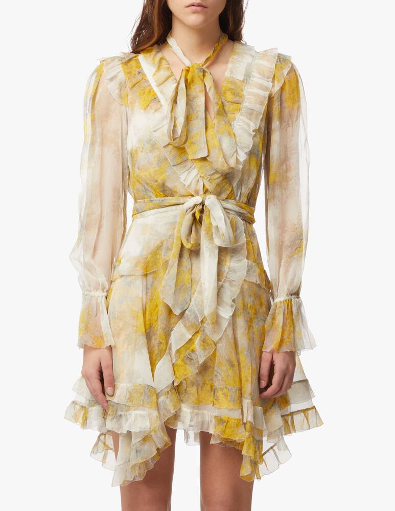 rinascente ZIMMERMANN Botanica frill wrap dress