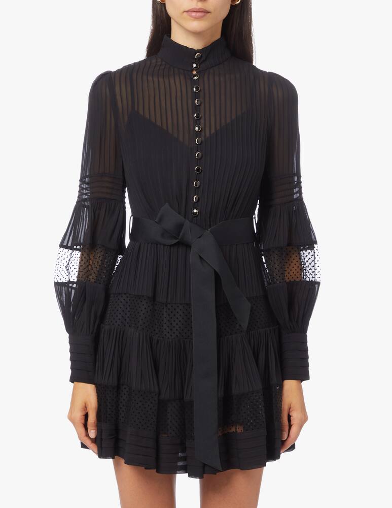 rinascente ZIMMERMANN Spliced mesh mini dress