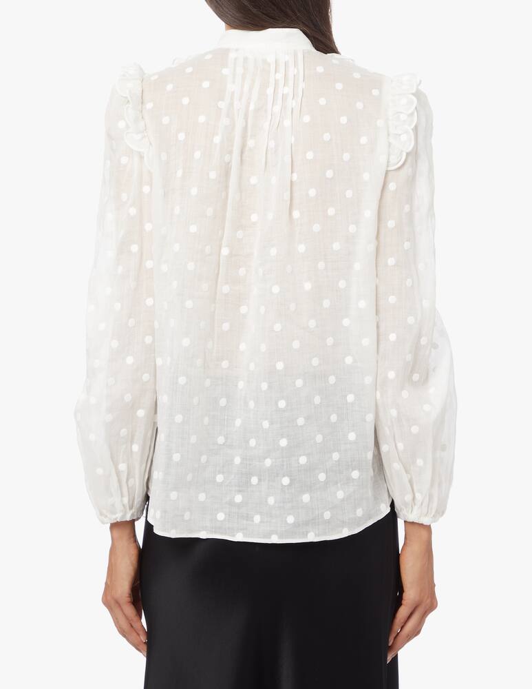 rinascente ZIMMERMANN Camicia in ramie con stampa pois Mae